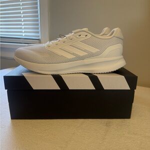 Adidas All-White Running Shoes